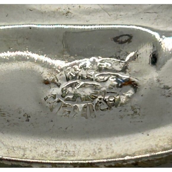 Vintage Taxco MX Silver-Tone & Abalone Inlay Cuff Bracelet Size 6.5 - Picture 8 of 9